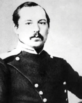 Афанасий Фет в военной форме. 1853 год