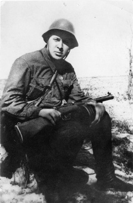 Аркадий Гайдар на фронте. 1941 год
